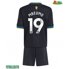 Manchester United Bryan Mbeumo #19 Tredjeställ Barn 2025-26 Kortärmad (+ Korta byxor)